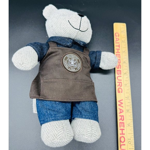 STARBUCKS COFFEE BARISTA BEAR 2020 WITH APRON AND SHIRT and Jeans - Picture 6 of 6